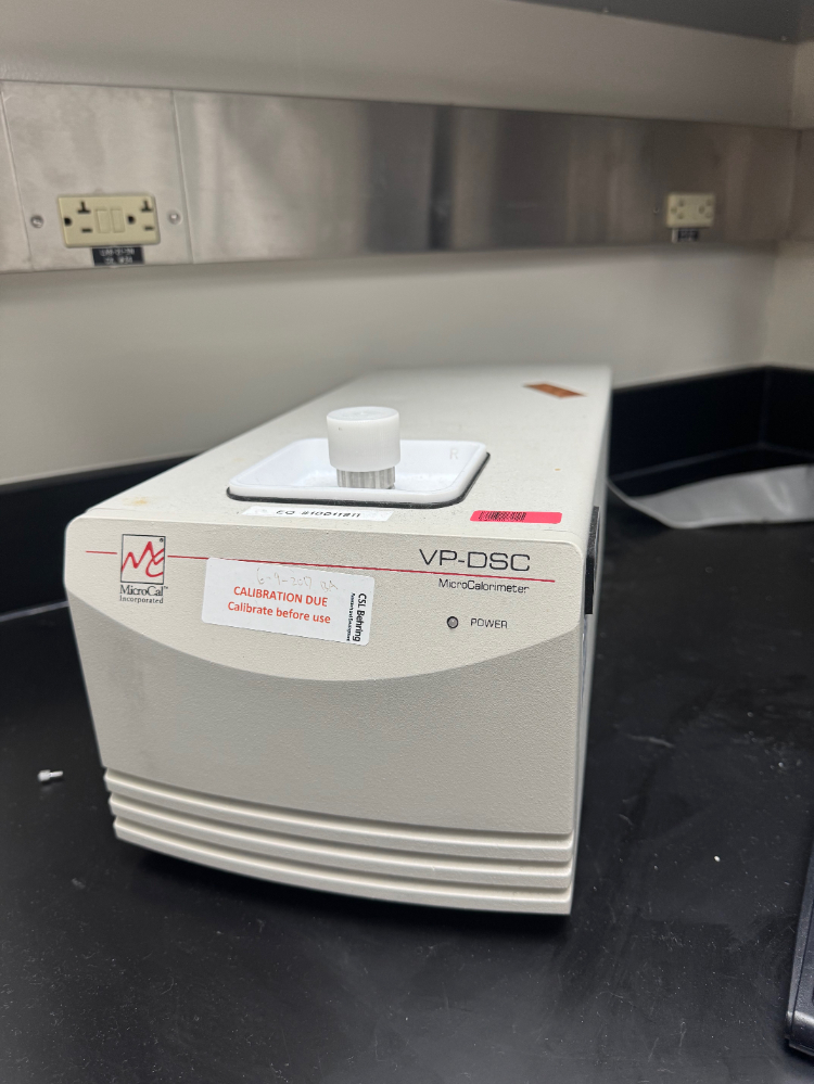 Image of MicroCal VP-DSC MicroCalorimeter